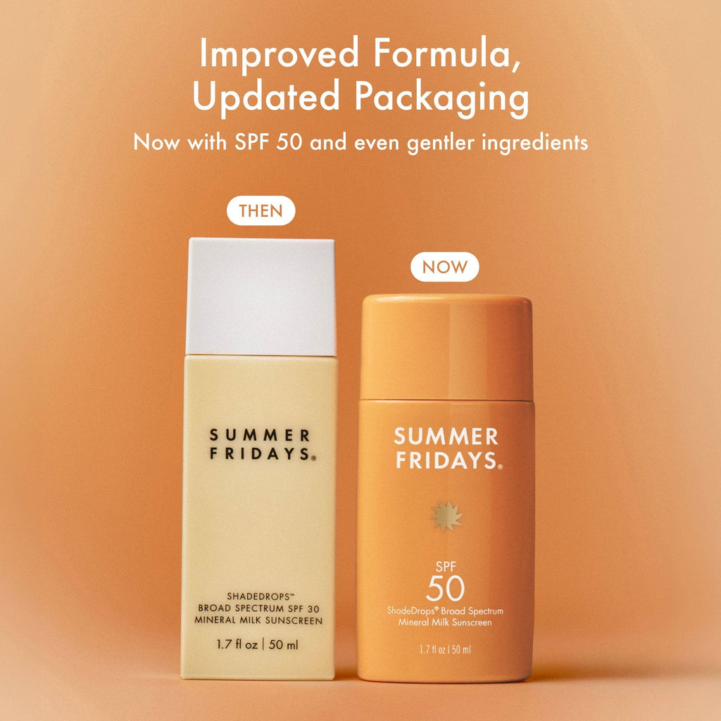 ShadeDrops Broad Spectrum SPF 50 Mineral Milk Sunscreen